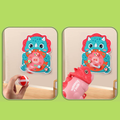 Інтерактивна гра Dinosaur Athletics Gun на липучках + мішень Red