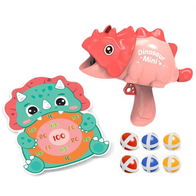 Інтерактивна гра Dinosaur Athletics Gun на липучках + мішень Green