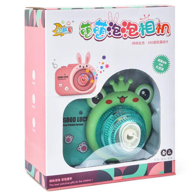 Фотокамера-генератор мильних бульбашок 9996 Children's camera Frog / Green Фотокамера-генератор мильних бульбашок 9996 Children's camera Frog / Green
