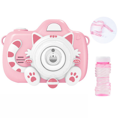 Фотокамера-генератор мильних бульбашок 1001 Kitty Children's camera Pink Фотокамера-генератор мильних бульбашок 1001 Kitty Children's camera Pink