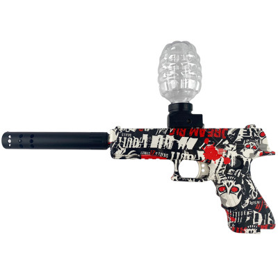 Пістолет на гідрогелевих кульках (орбізах) Glokk Black / Red