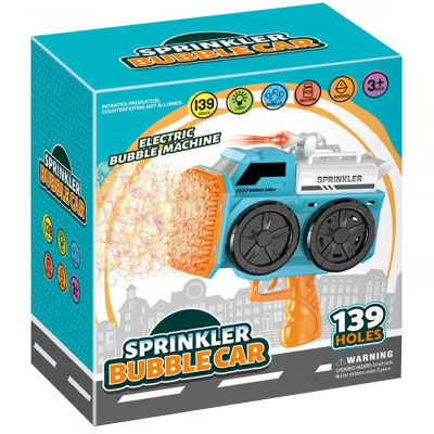 Пістолет з мильними бульбашками SHT KB1295 Truck на 139 отворів + 2xbottle 60ml Blue