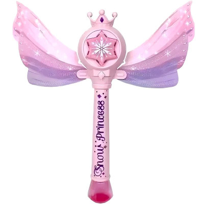Пістолет з мильними бульбашками SHT 8603 Snow Princess + bottle 130ml Pink