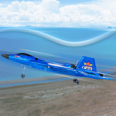 Літак на радіокеруванні SCHE HW32 F22 Fighter Blue