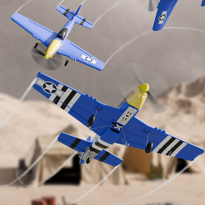 Літак на радіокеруванні SCHE W551 Four-channel Stunt Fighter Blue