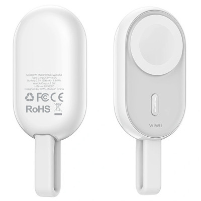 Портативний ЗП Power Bank WIWU Wi-M20 For Apple Watch 1200 mAh White Портативний ЗП Power Bank WIWU Wi-M20 For Apple Watch 1200 mAh White