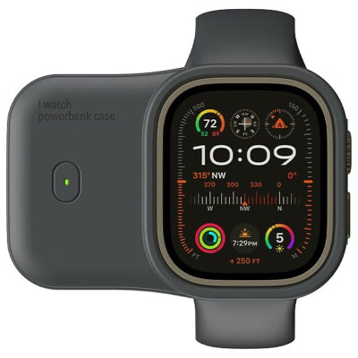 Портативний ЗП Charging Soft Case for Apple Watch 49mm 1200 mAh Midnight Blue