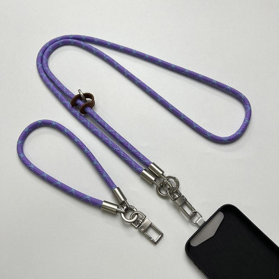 Набір шнурків 120см + 35см Purple / Blue Набір шнурків 120см + 35см Purple / Blue