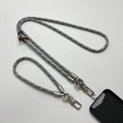 Набір шнурків 120см + 35см Gray / Yellow / Black