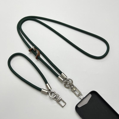 Набір шнурків 120см + 35см Dark Green Набір шнурків 120см + 35см Dark Green