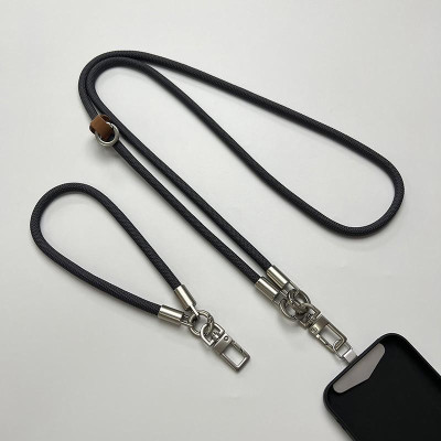 Набір шнурків 120см + 35см Dark Grey Набір шнурків 120см + 35см Dark Grey