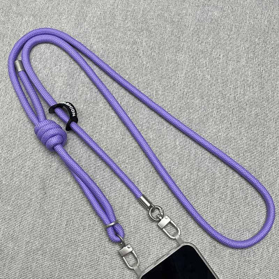 Шнурок із двома кріпленнями (8 мм) 150 см Lilac
