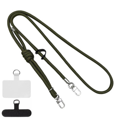 Шнурок із двома кріпленнями (8 мм) 150 см Army Green