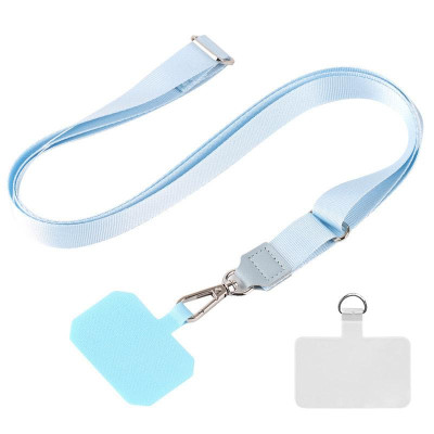 Шнурок широкий (2см) 140см Sky Blue
