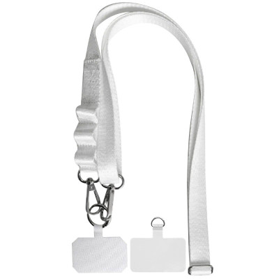 Шнурок із двома кріпленнями (2 см) 140 см White