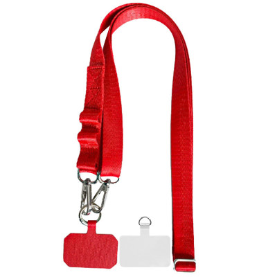Шнурок із двома кріпленнями (2 см) 140 см Red