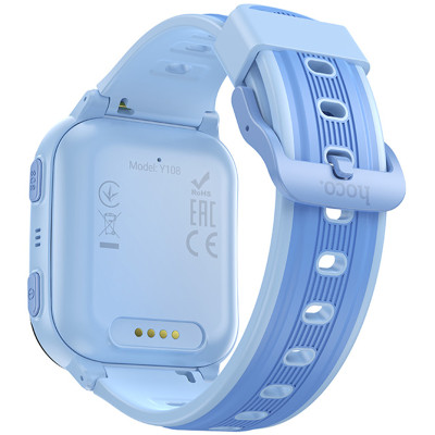 Дитячий cмарт-годинник Hoco Y108 4G with call function Blue Дитячий cмарт-годинник Hoco Y108 4G with call function Blue