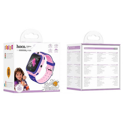 Дитячий cмарт-годинник Hoco Y105 with call function Pink
