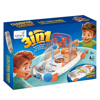 Настільна інтерактивна гра Ummi 50818 3in1 Ball Games White