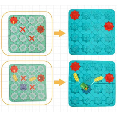 Настільна інтерактивна гра Ummi BS779 Logical Road Builder (Mini) Green