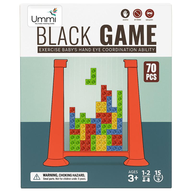 Настільна інтерактивна гра Ummi ME-002 Tetris Colorful