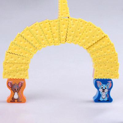 Настільна інтерактивна гра Ummi 707-B19 Mouse Stacking Cakes Game Yellow