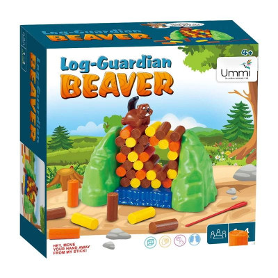 Настільна інтерактивна гра Ummi 556-A2 Log-Guardian Beaver Game Green