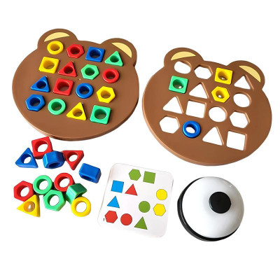 Настільна інтерактивна гра Ummi Shape Matching Game + answer bell Colorful