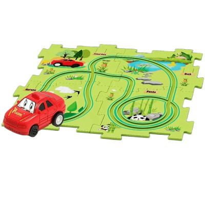 Розвиваюча іграшка-пазл SHT 1103B Forest Park (25pcs) Green Розвиваюча іграшка-пазл SHT 1103B Forest Park (25pcs) Green
