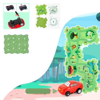 Розвиваюча іграшка-пазл SHT 1103B Forest Park (25pcs) Green Розвиваюча іграшка-пазл SHT 1103B Forest Park (25pcs) Green