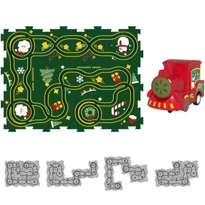 Розвиваюча іграшка-пазл SHT XDL588-19 Merry Christmas (13pcs) Green Розвиваюча іграшка-пазл SHT XDL588-19 Merry Christmas (13pcs) Green