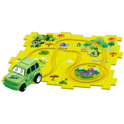 Розвиваюча іграшка-пазл SHT 1103A Dinosaur Park (25pcs) Yellow Розвиваюча іграшка-пазл SHT 1103A Dinosaur Park (25pcs) Yellow