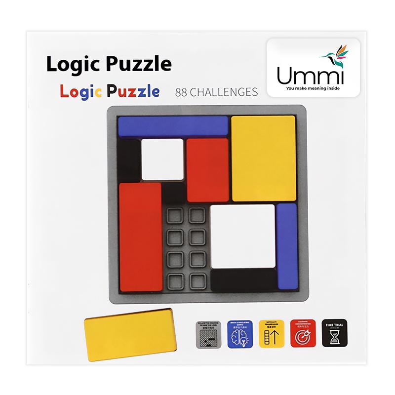 Дитяча інтерактивна головоломка Ummi Logic puzzles Colorful