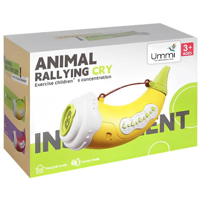 Музична інтерактивна іграшка Ummi ME-211 Animal Rallying Cry Yellow Музична інтерактивна іграшка Ummi ME-211 Animal Rallying Cry Yellow