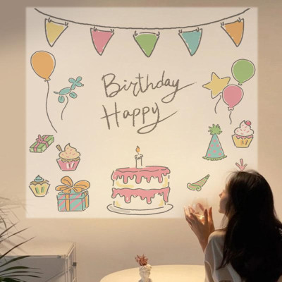 Дитячий проектор-світильник ME-236 Mood Pink / White