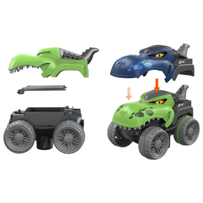 Інтерактивний трек з інерційною машинкою SHT 5510-8 Dino Trak (46pcs/1CAR) Green