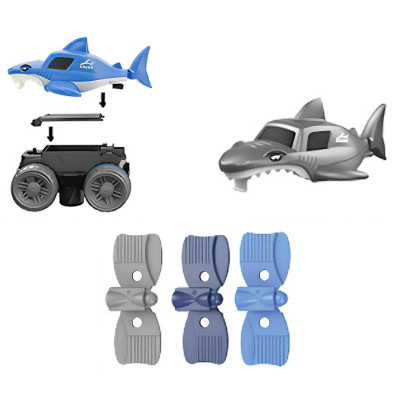 Інтерактивний трек з інерційною машинкою SHT 5510-1 Shark Trak (186pcs/1CAR) Blue Інтерактивний трек з інерційною машинкою SHT 5510-1 Shark Trak (186pcs/1CAR) Blue