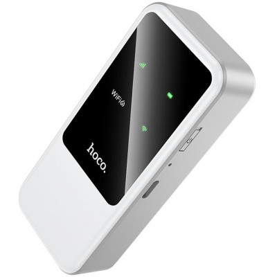 Портативний модем WiFi роутер Hoco HI42 150Mbps (SIM) 2000 mAh White