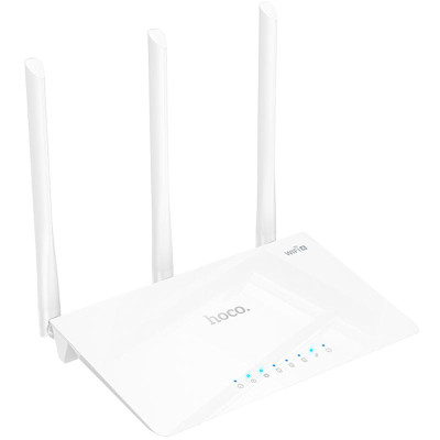 Маршрутизатор (роутер) Hoco HI30 WiFi4 100Mbs White