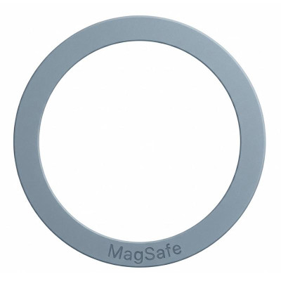 Металлическое кільце Silicone Magnetic Blue Grey