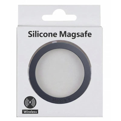Металлическое кільце Silicone Magnetic Midnight Blue