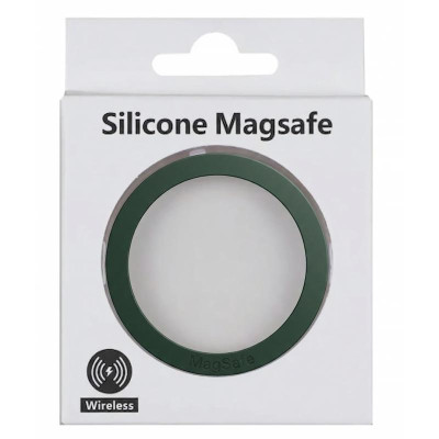 Металлическое кільце Silicone Magnetic Dark Green