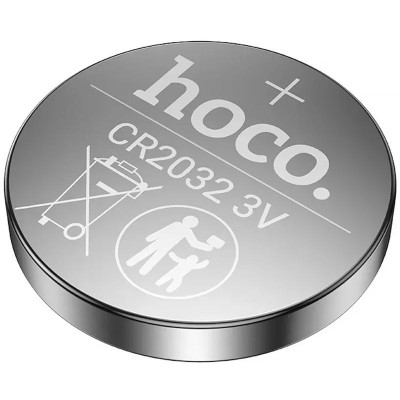 Батарейка Hoco DLR08 (CR2032) Lithium 1 pcs Silver