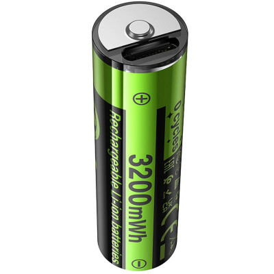 Акумуляторні батарейки Hoco JA3 (AA) Energy 2 pcs Black