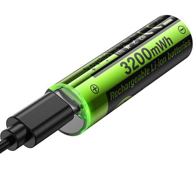 Акумуляторні батарейки Hoco JA3 (AA) Energy 2 pcs Black
