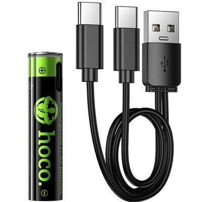 Акумуляторні батарейки Hoco JA4 (AAA ) Energy 2 pcs Black