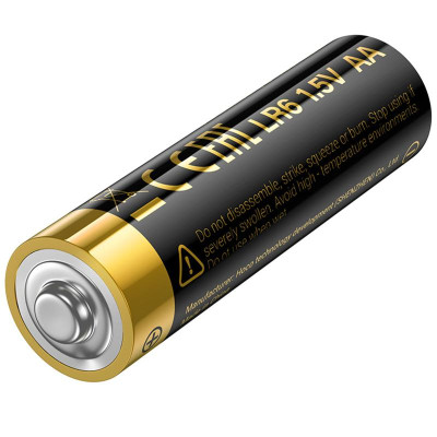 Батарейки Hoco JA1A AA (LR6) Alkaline 2 pcs Black
