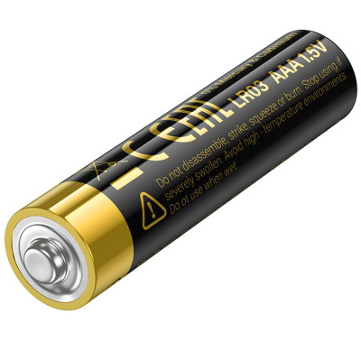 Батарейки Hoco JA2B AAA (LR03) Alkaline 4 pcs Black