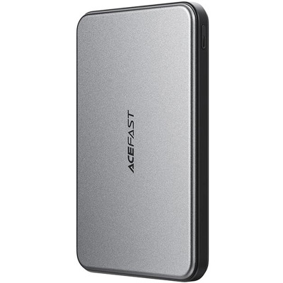 Портативний ЗП Power Bank Acefast M30 PD20W з БЗП with cable 5000 mAh Black