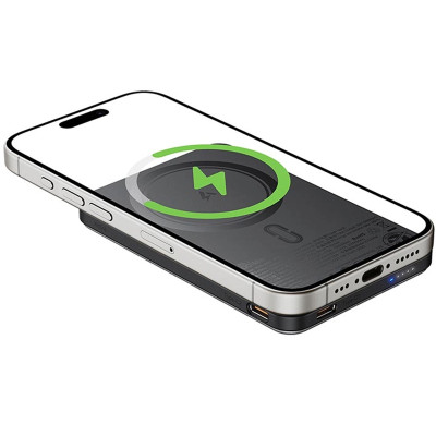Портативний ЗП Power Bank Acefast M30 PD20W з БЗП with cable 5000 mAh Black Портативний ЗП Power Bank Acefast M30 PD20W з БЗП with cable 5000 mAh Black